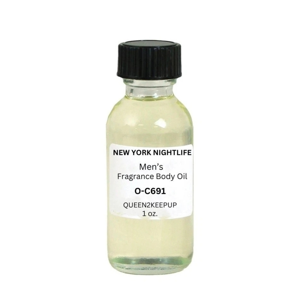 New York Nightlife (Men) Body Oil 1 oz Fragrance All Natural Pure Uncut Scent